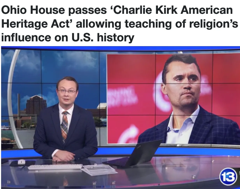 Ohio Bill to Know: Charlie Kirk American Heritage Act