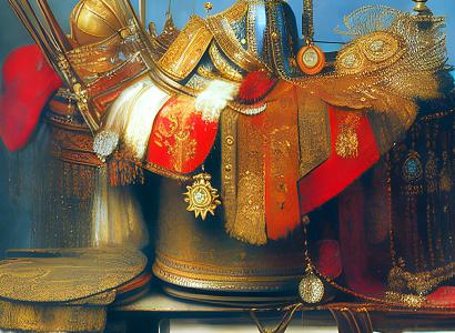 Pile of Royal clothes