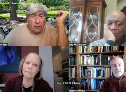 Screen Shot of Zoom 4 presenters