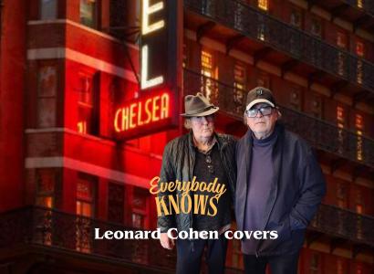 Bob and Dan in front of the Chelsea Hotel