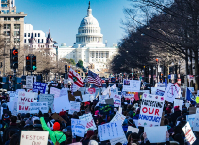 Protest outside US Capitol