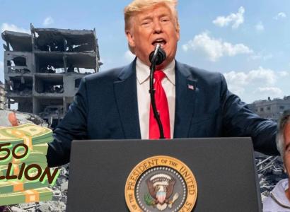 Trump, war scene, Epstein and $50 billion
