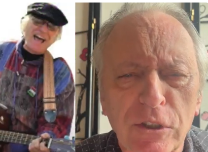Dave Lippman playing guitar