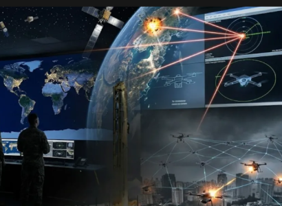 People in NASA-looking lab looking at big screens