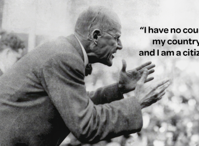 Eugene Debs giving a speech