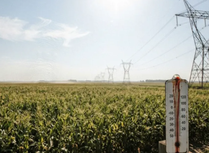 Electrical grid in a field