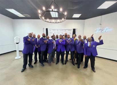 Men posing