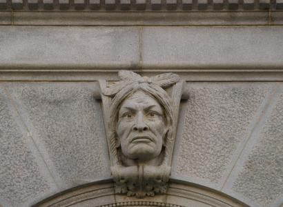POrtyrait of "Library of Congress Keystone Portrait: Lakota Che-ta-wau-kou-va-ma-ni, 'The Hawk That Hunts Walking' or Lakota Chief Ito-na-gaju