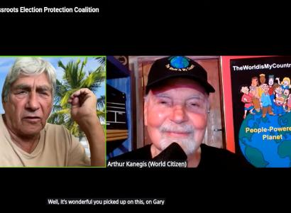 Harvey "Sunny" Wasserman And Arthur Kanegis on Zoom