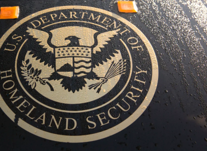 Door with name Dept of Homeland Security