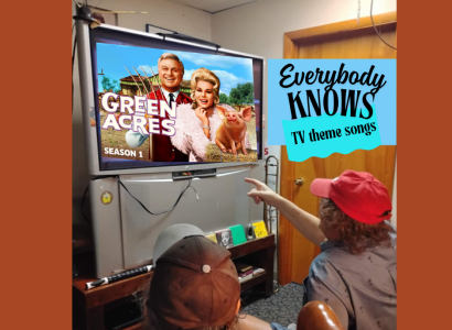 Bob and Dan watching Green Acres