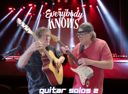 Bob and Dan playing guitars