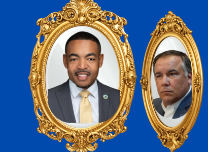 Hardin and Ginther faces in mirrors