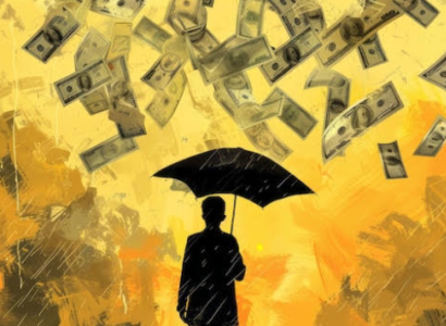 Money raining down