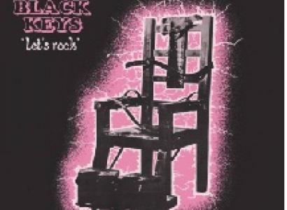 Electric chair on cover of Black Keys album