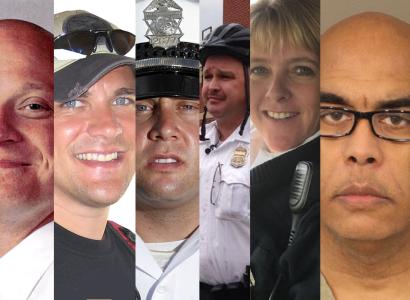 Faces of the people in the article