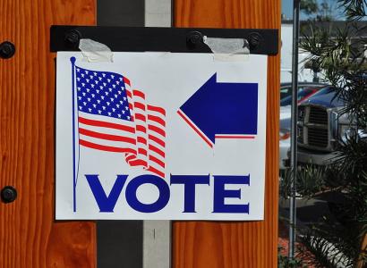 Vote sign