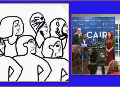 CAIR meeting and drawing of immigrants