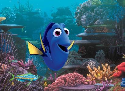 Photo of blue fish from movie