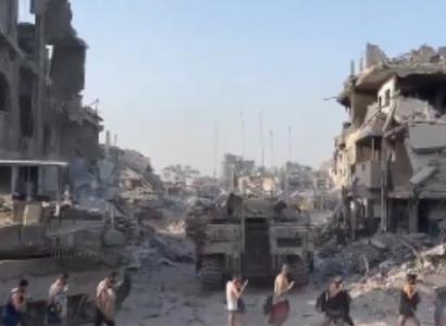 Wartorn area of Gaza