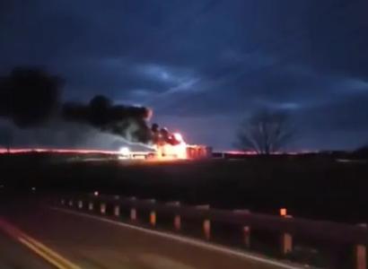 Fire in the distance