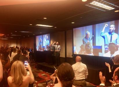 People at a conference