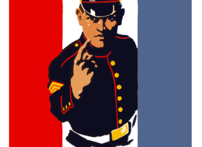 A Marine recruitng poster