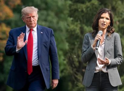 Trump and Noem