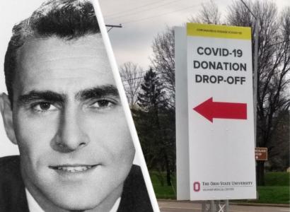 Rod Serling and PPE drop off donation center