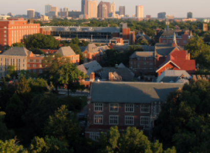 Birds eye view of OSU