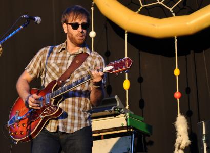 Guy playing guitar