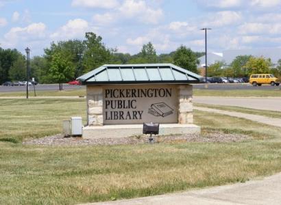 Pickerington Library sign