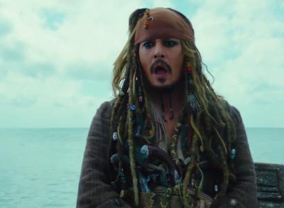 Johnny Depp as Jack Sparrow the pirate