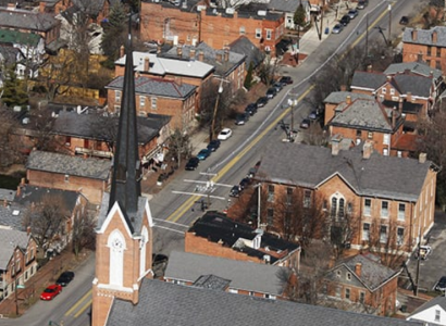 Aerial view of German Village