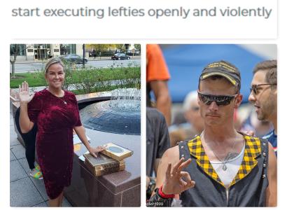 Photos of a woman to the left and a man to the left