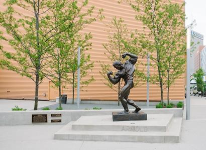 Statue of Arnold Schwarzenegger