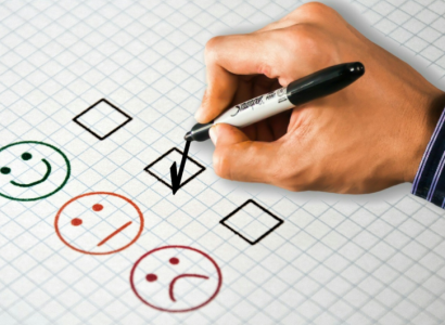 Person taking survey