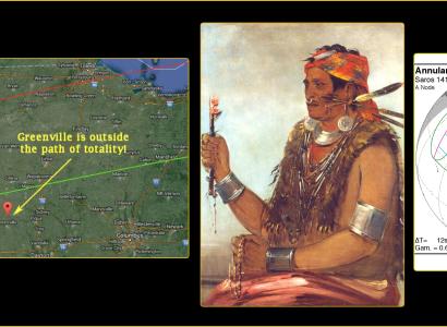 Tecumseh's brother and map of Greenville