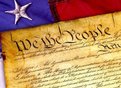 Top part of US Constitution