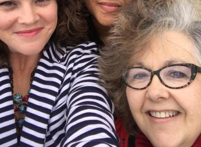 Three women, two white, one black