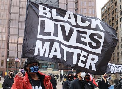 Black Lives Matter flag
