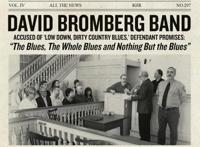 Newspaper about David Bromberg Band