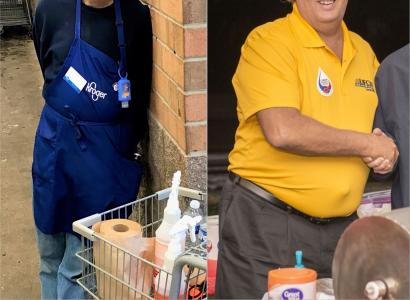 Kroger worker and Kroger administrator