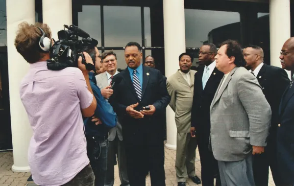 Jesse Jackson and Bob Fitrakis