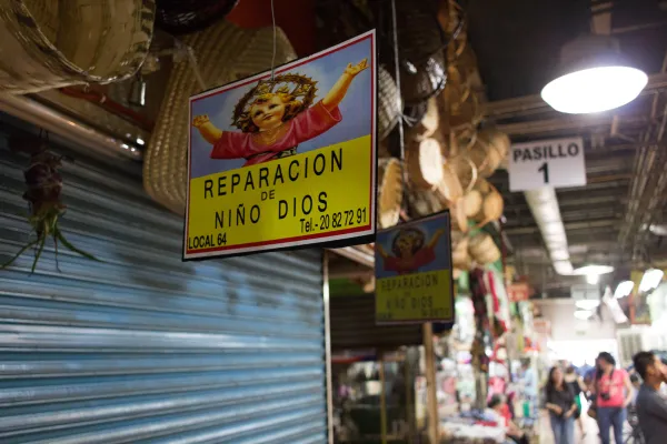 Baby Jesus figures reparations shop