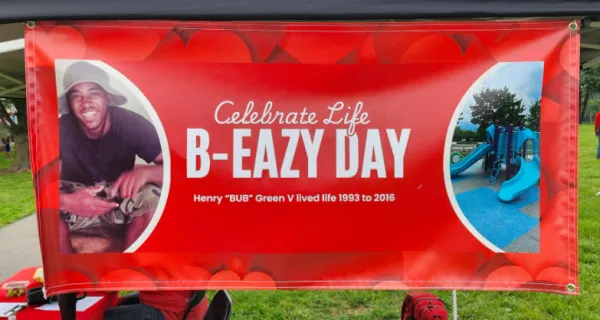 Banner from event