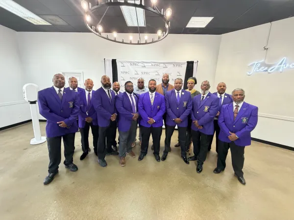 Men posing