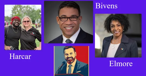 Faces of those involved in the controversy