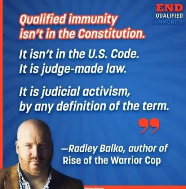 Statement on importance of qualified immunity