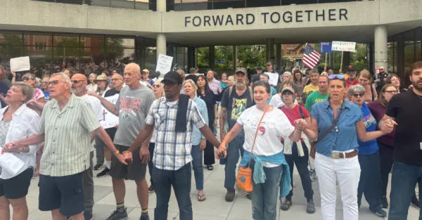 People protesting